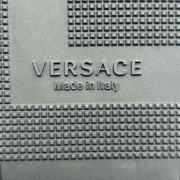 NWT Versace Slide 'Baroccoflage Print Slides Men’s Camouflage size 40 - Picture 10 of 15